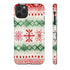 Icelandic Watercolor inspired by Christmas Sweaters - Impact Resistant Phone Case iPhone 11 Pro Max Matte